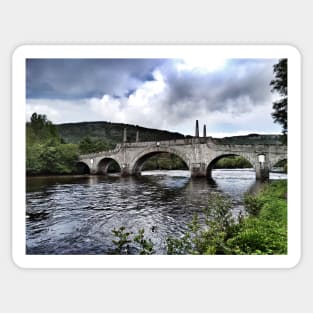 Wade's bridge at Aberfeldy, Highland Perthshire, Scotland Sticker